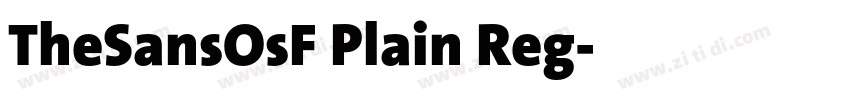 TheSansOsF Plain Reg字体转换